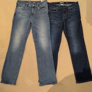 Lot Of 2 Women's Jeans Size 14 Old Navy/Sonoma Used In Great Shape